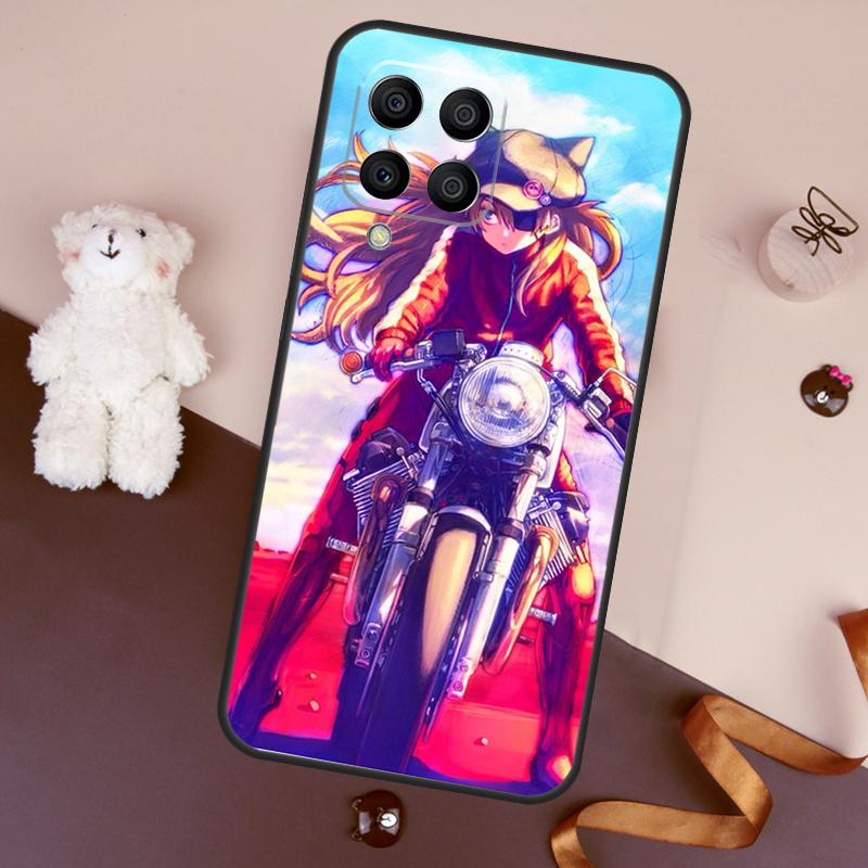 

Motorcycle girl Anime Case For Samsung Galaxy M11 M31 M21 M53 M13 M32 M52 M15 M35 M55 M14 M34 M54 M06 M16 M36 M56 Samsung M11