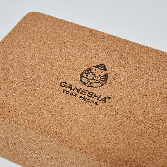 The Ganesha Cork Yoga Block