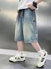 Pantaloncini di jeans estivi a lunghezza media per ragazzi 2026 - Alla moda, Leggeri per bambini più grandi