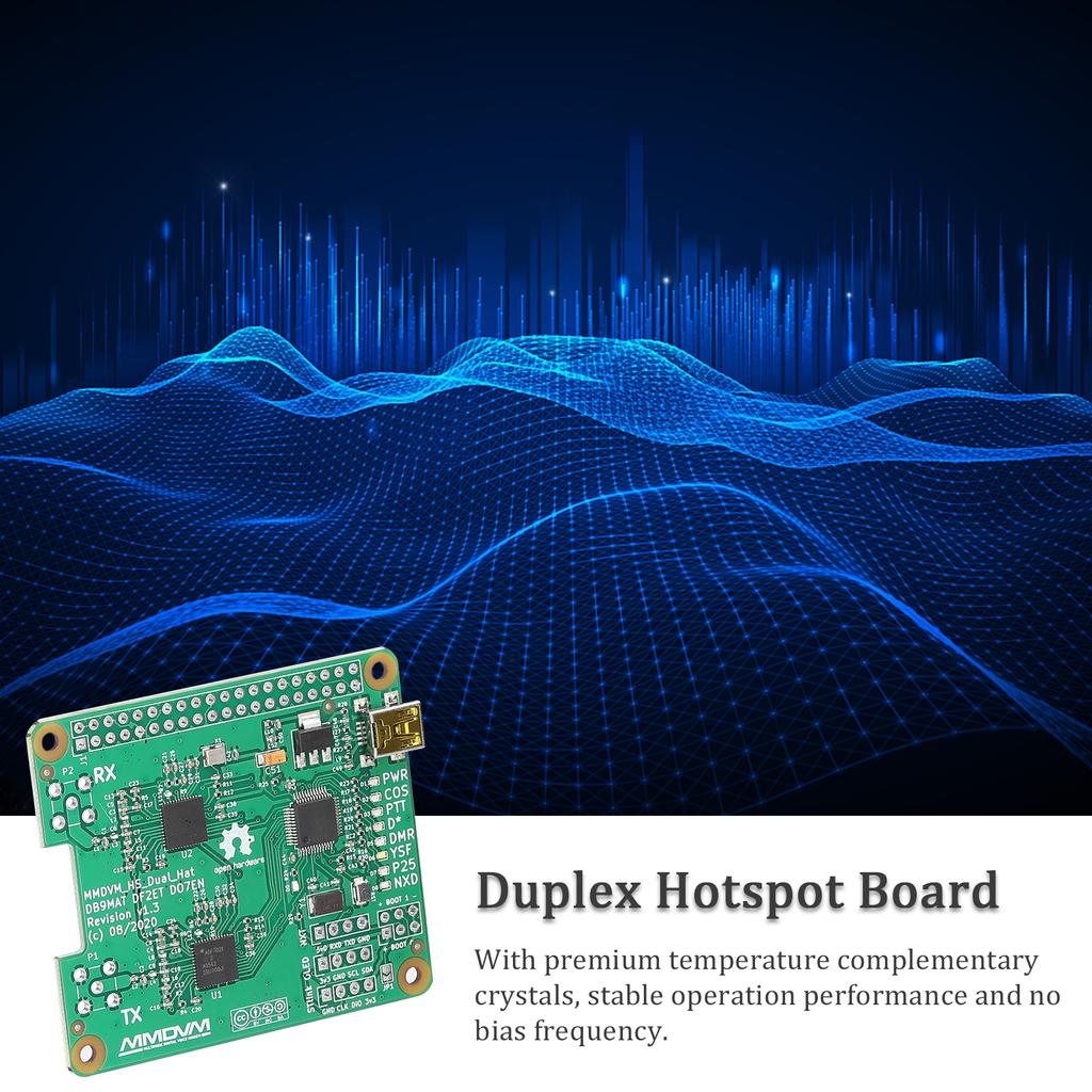MMDVM Duplex-Hotspot-Board mit OLED-Display, unterstützt DMR P25 D Star Mini-Relaismodul, unterstützt UHF