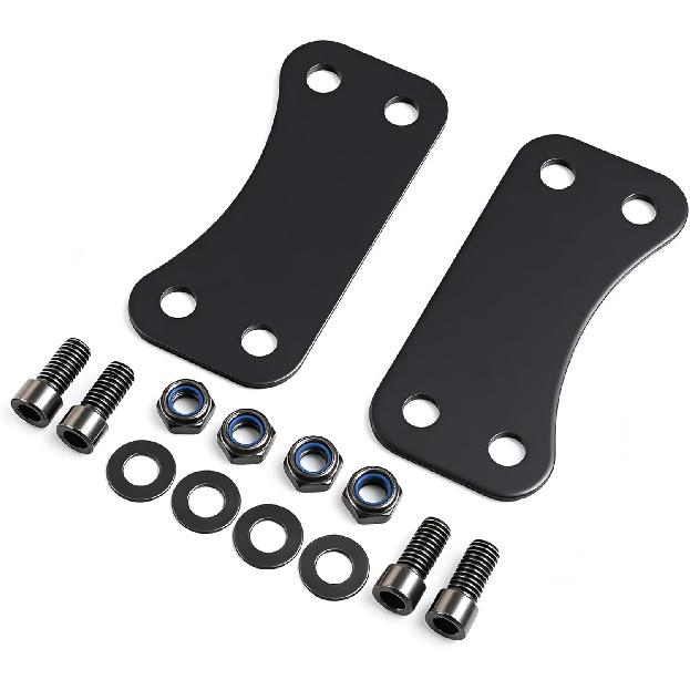 Motorcycle Risers/Lift Brackets Fender for 21" Wheel Upgrade Harley Davidson Touring 2014-2025 (Black)