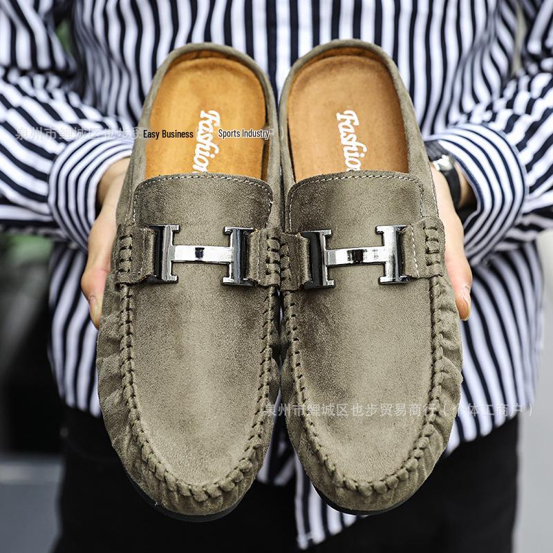 Letní móda Pánské lehké prodyšné nazouvací mokasíny