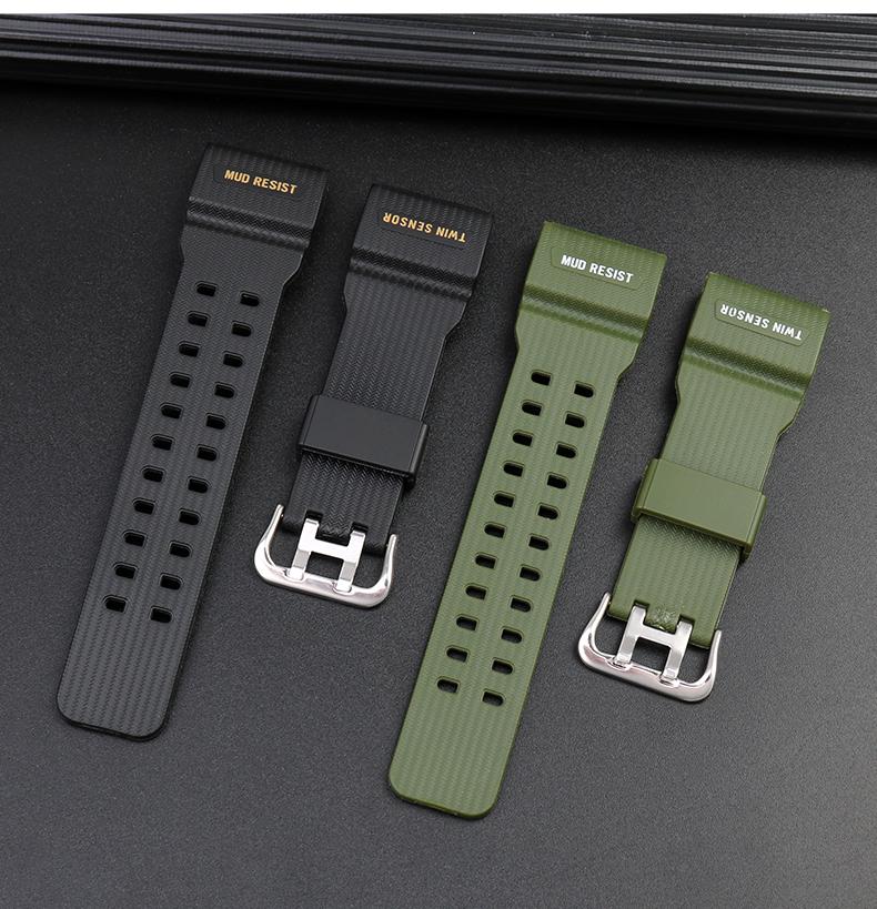 For Casio G-Shock GG-1000/GWG-100/GSG-100 Men Sport Waterproof Replace Bracelet Band Strap Watch Accessories Resin Watchband