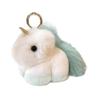 Keychain Pendant Imitation Mink Fur Horse Charm Soft Fabric Keyring Pendant Backpacks Handbags Accessories