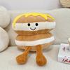 Oreiller en Peluche Alimentaire Mignon en Tissu Polyester Pour une Décoration d'Intérieur Cosy