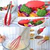 10PCS Silicone Kitchen Utensil Set - Spatula, Spoon, Ladle, Spaghetti Server & Slotted Turner