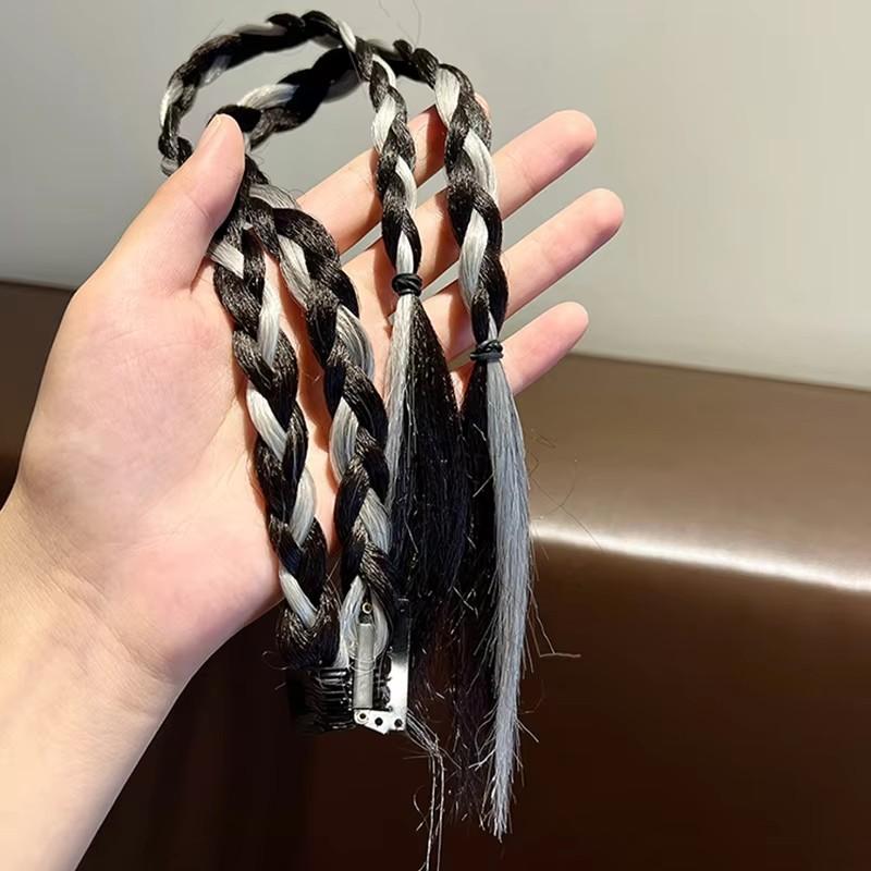 

Новый милый крутой Y2k пик окрашивание твист коса имитация волос боксерская коса темперамент заколка для волос аксессуары для волос