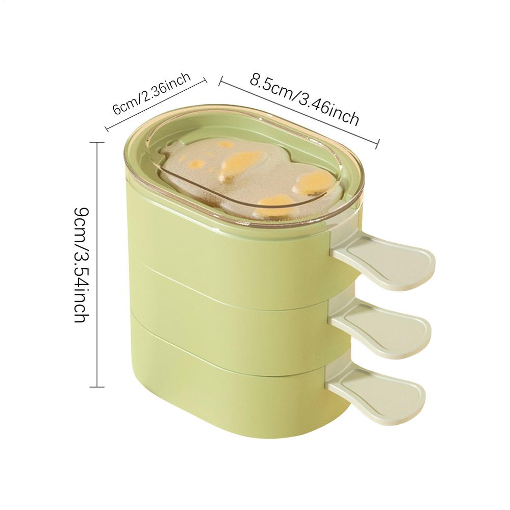 Ice Molds Reusable Ice Cream Tray Reusable Homemade For Dessert Chocolate Juices Purees & Applesauce Fun Treat