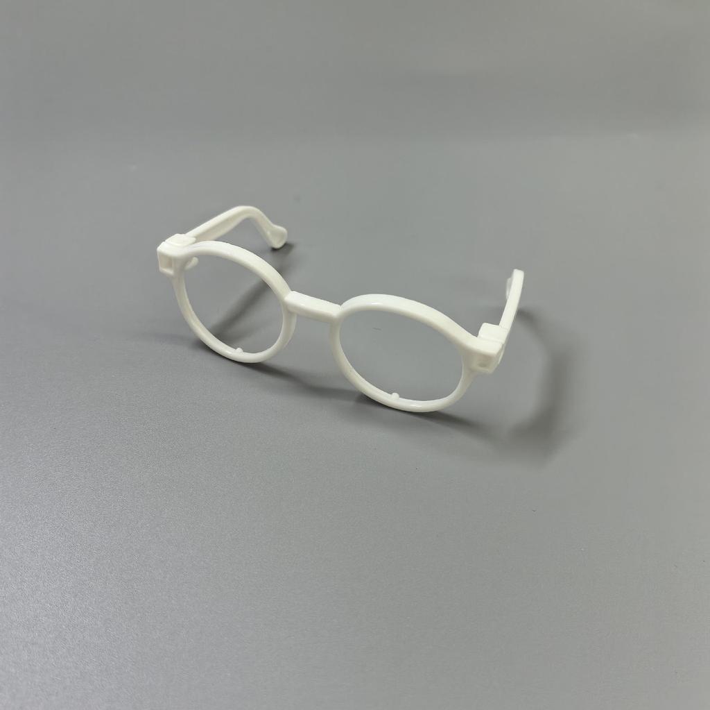 10cm & 20cm Cotton Plush Bear Glasses - Self-Deprecating Bear Doll Accessories