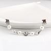 Shawl Clip Faux Pearl Rhinestone Clip Design Chain Style Fine Craftsmanship Elegant Decoration Jewelry Vintage Sweater Shawl Chain Clip for Working