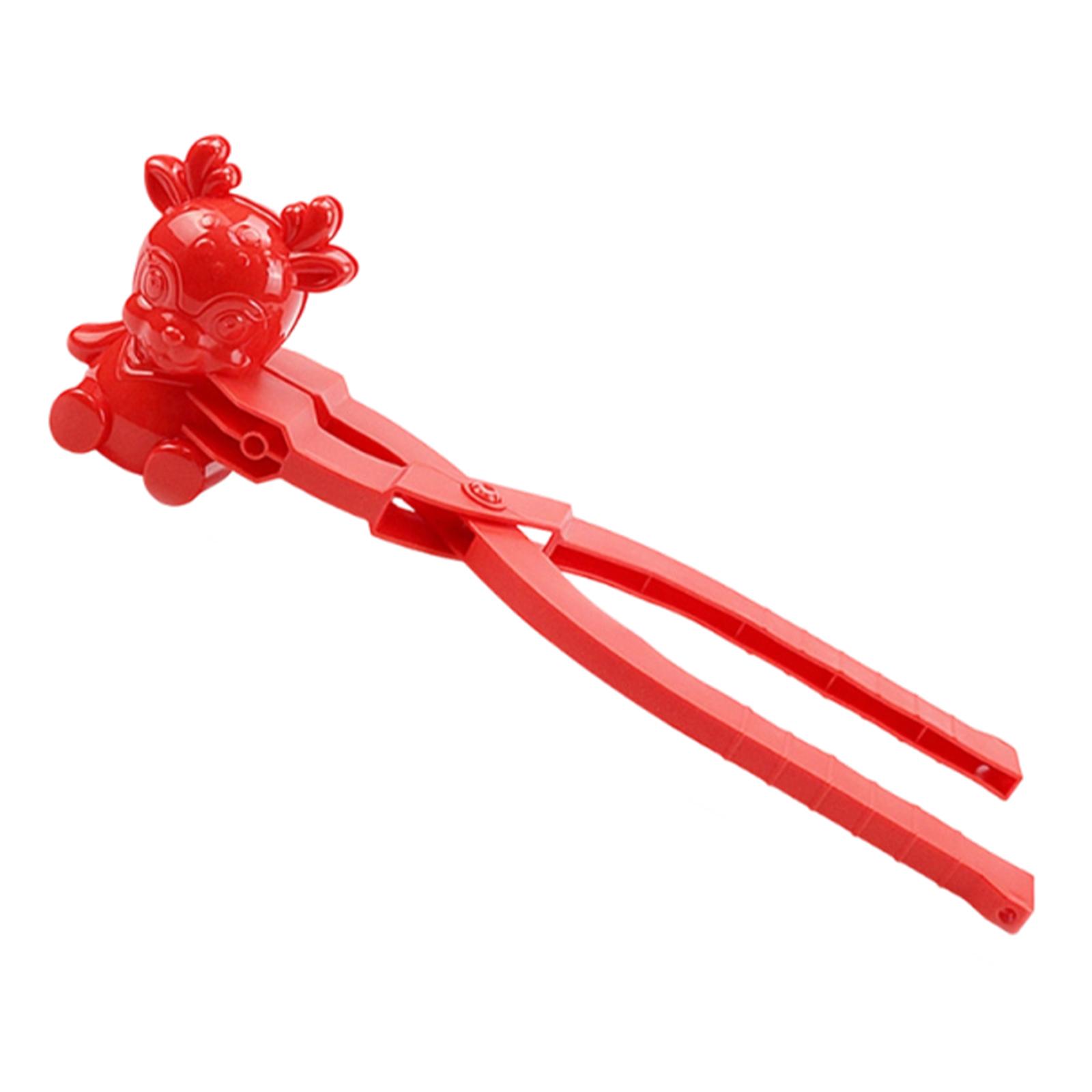 

Кліпса для ліплення сніжок Форма для снігу та піску Інструмент Ідеально підходить для дитячих снігових боїв one size червоний