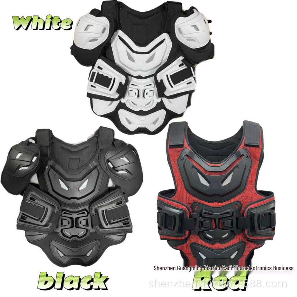 Off-road Motorcycle Chest Protector Gear: Armor, Helmet, Breathable Vest & Back Protector