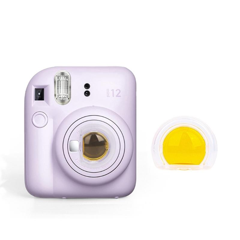 Close-Up Lens Filter Set with 4 Colors for Mini 12 Camera Special Effect Colorful Filter Cute Appearance Design