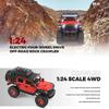 Wltoys 2428 1:24 RC Car 2.4G With LED Lights 4WD Off Road Vehicle Model Remote Control Mechanical Truck For Children Toy Gift