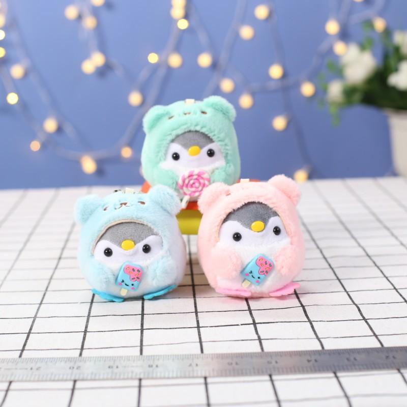 Cartoon Creative Lollipop Penguin Plush Toy Doll Pendant Doll Bag Keychain Doll Gift