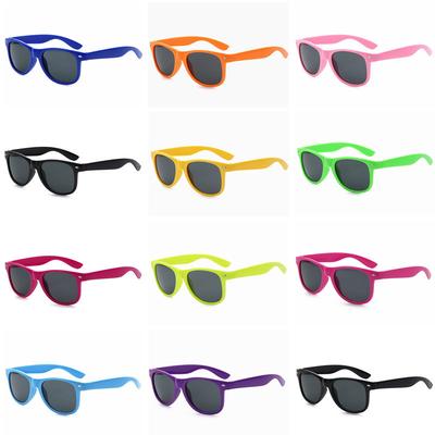 Sunglasses Retro Gray Film Multi-Color Frame Sunglasses Candy-Colored Party Glasses