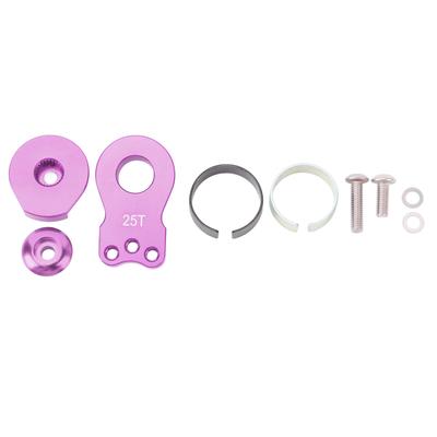 Servo Saver 25T Aluminum Alloy Replacement Lightweight Universal Servo Arm for 110 RC Car Purple