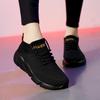 Mens Breathable Running Sneakers Ultralight High Elastic Socks Shoes Tennis Sports Black Shoes for Men and Women