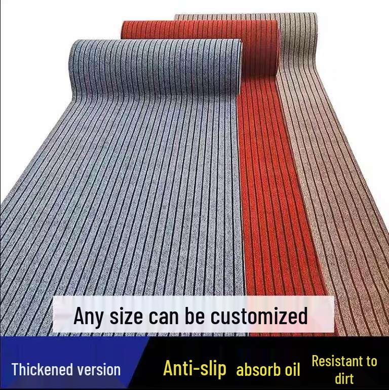 Water-Absorbent Non-Slip Floor Mat for Kitchen, Balcony, and Bathroom - Wash-Free and Wipeable