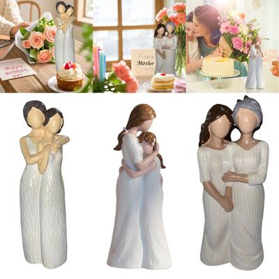 Mother'S Day Birthday Gifts For Mom Home Ornament Desk Decoration Bedroom Standing Mom And Daughter Ornaments