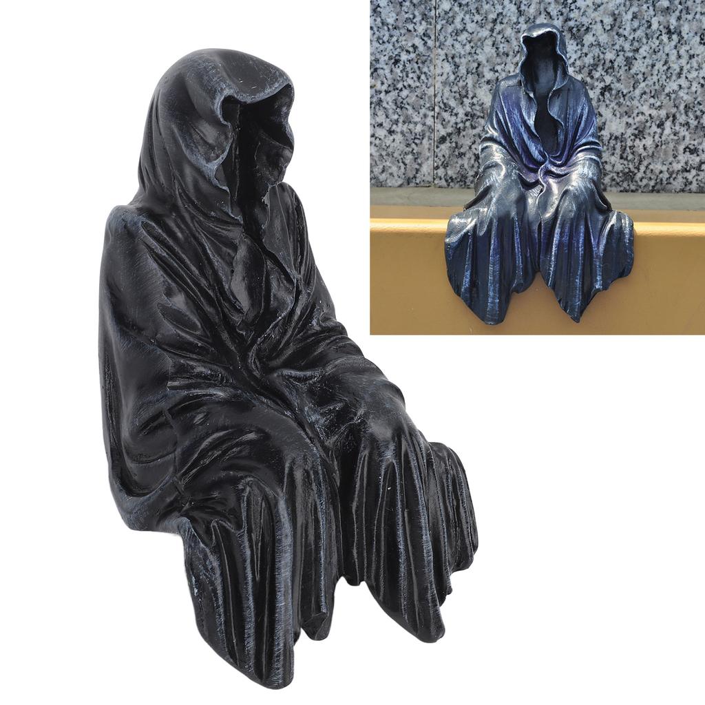 Decorazioni Giardino Esterno Resina Halloween Scultura Statua da Giardino per Casa Statuette Ornamenti Esterni Cortile Patio Prato