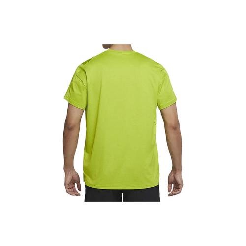 Nike Solid Color Casual Quick-Dry Sports T-Shirt for Men in Green