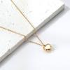 Dainty Gold Necklace With Heart Pendant Minimalist Fashion Jewelry For Women Delicate Layering Chain