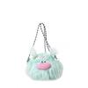 Ugly cute, cute long-haired little monster creative girl messenger bag long braid ugly doll bag girl