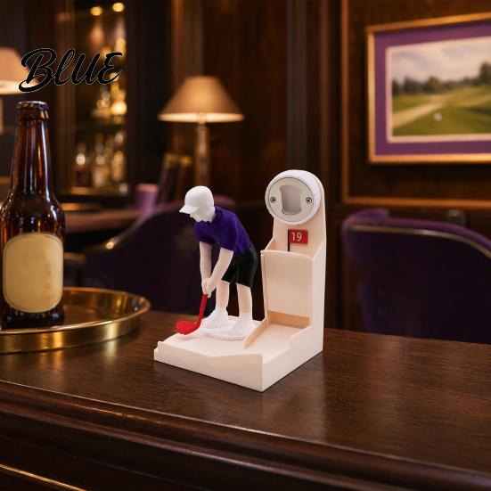 Home Bar Bottle Opener Opener Golf Swing Beer Shape Fun Board Game Dinner Party Accessory Durable Creative Ornament for Bars And Parties Atmosphere