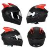 1Pair Helmet Modification Stylish Horns Decoration Attractive Motorbike Stickers