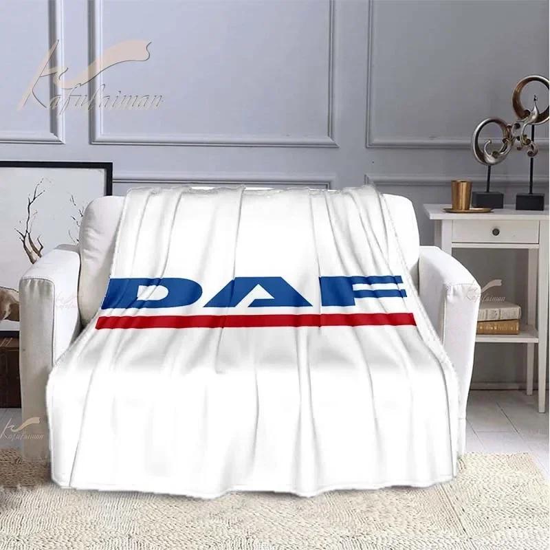 DAF Throw Blanket Truck Super Soft For Auto Parts Modern Cartoon Blanket Bedspread Throw Travel Dropship