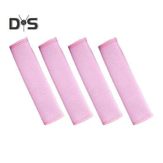 

4 шт. чехол для ремня безопасности мягкий плюшевый универсальный подходит для автомобиля грузовика внедорожника ремень безопасности наплечная накладка для автомобильных аксессуаров 4pcs розовый