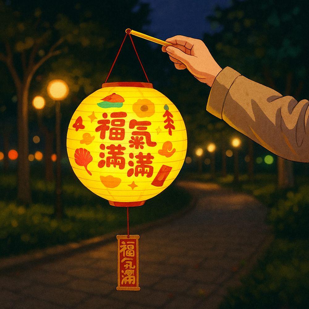 Zodiac Horse LED Glowing Lantern Paper Spring Festival Lanterns Outdoor Balcony