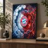 FC Bayern München Diamantmalerei Set 5D Full Drill DIY Diamantmosaik Wandkunst Heimdekoration