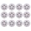 12PCS Self Adhesive Caster Wheels with Brake Pads 360 Degree Rotation Heavy Duty Furniture Casters for Appliances Bookcase Nightstand  