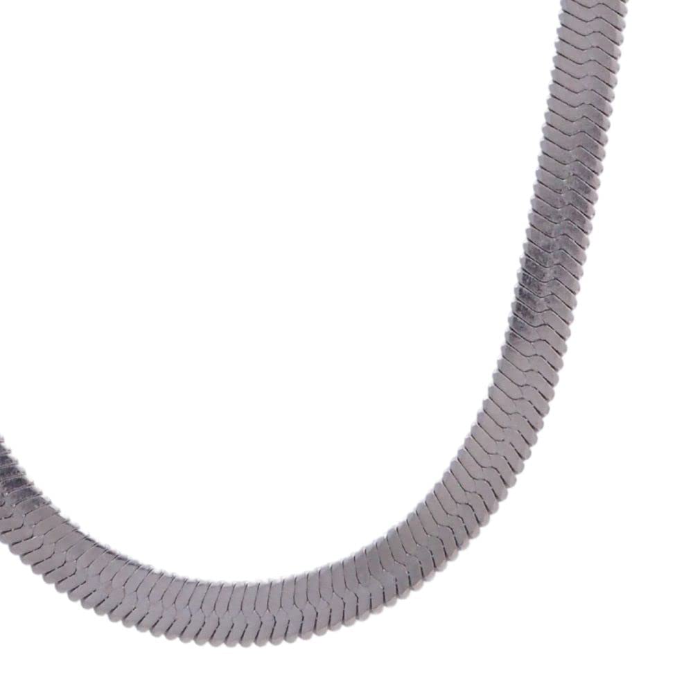 

Avalent Snake Chain Snake Necklace Width 6mm 45cm 50cm 55cm Stainless Steel Choker Chain Gold Silver Material Men s Men s Non-allergenic (45cm,