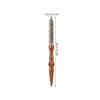 2Pcs Spiral Mini Curling Roll Comb Small Wooden Handle Anti-Static Boar Bristle Brush Hair Styling Blow Drying Curl Tool