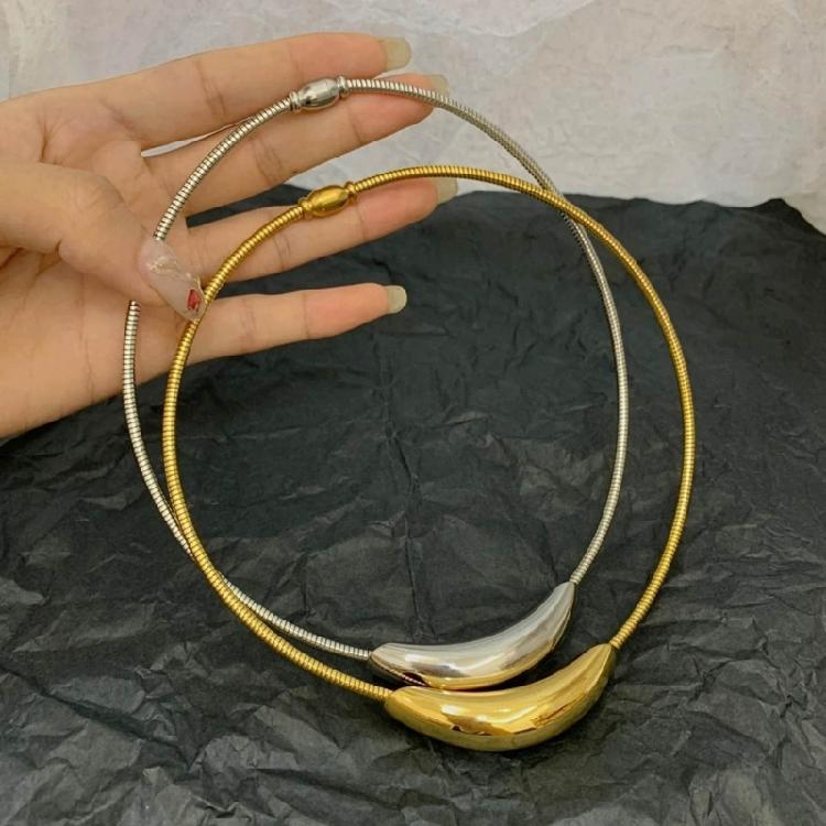 Fashionable Metal Collar ecklace Stylish and Personalized Choker Necklaces