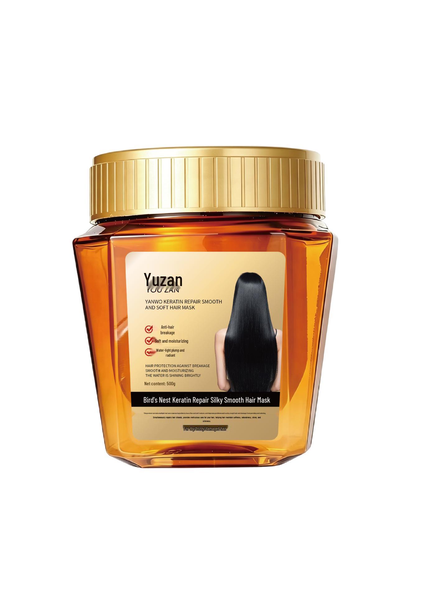Youzan Bird s Nest Keratin Repair Anti-Breakage Hair Mask for Smooth, Frizz-Free Hair