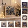 Beginner Friendly Craft DIY Hanukkah Pearl Art Kit, 3D Mosaic Bead Set, Creative Indoor Garden Decor Ritual Activity Making Kit for Traditional