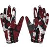 Supreme Windstopper Zip Gloves Red Camo