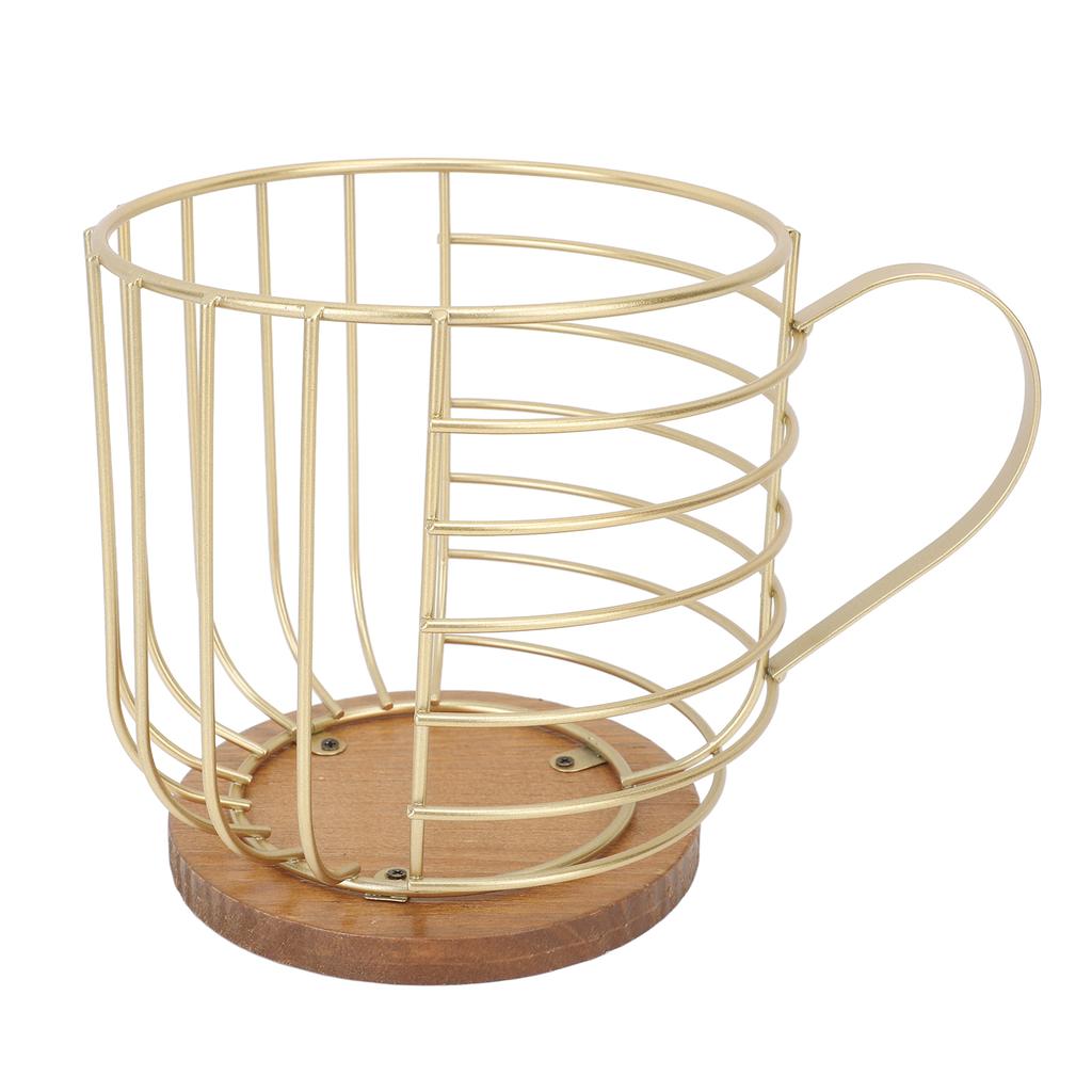 Mug Shape Coffee Pod Holder Coffee Capsule Storage Basket for Counter Coffee Bar Tabletop Kitchen Living Room