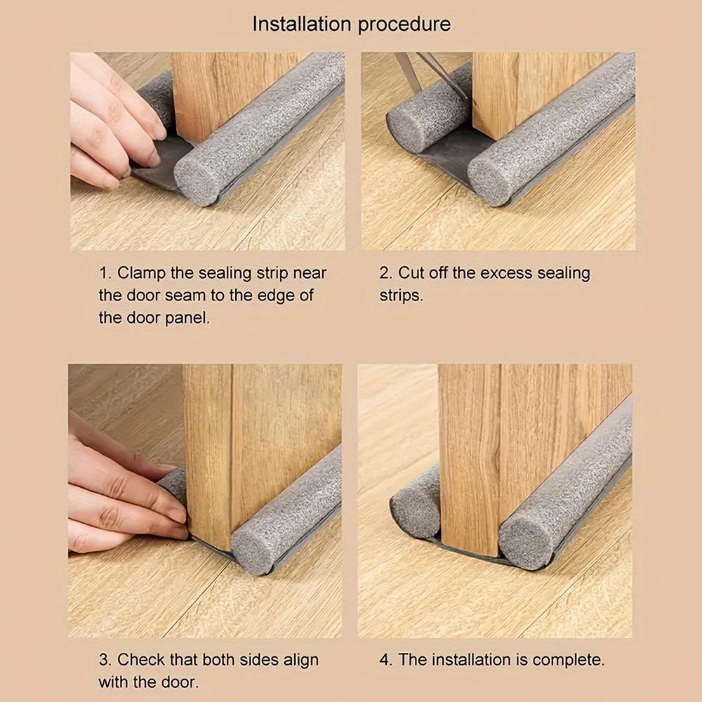 Door Bottom Sealing Strip: Blocks Cold Wind And Insects - Quick Installation, Door Gap Windproof Strip - Furniture And Accessori
