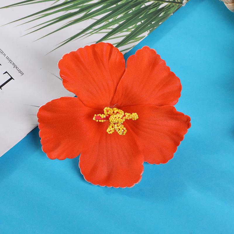 5/10 Stück 9CM Hawaiianische Blumen Sommer Strand Geburtstagsfeier Dekoration Hochzeitsgeschenk Künstliche Blumen Mädchen DIY Haaraccessoires