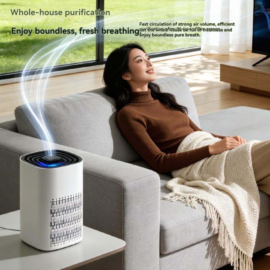 USB Plug-in Air Purifier Household Indoor Multi-function Desktop Purifier Antibacterial and Odor Removal
