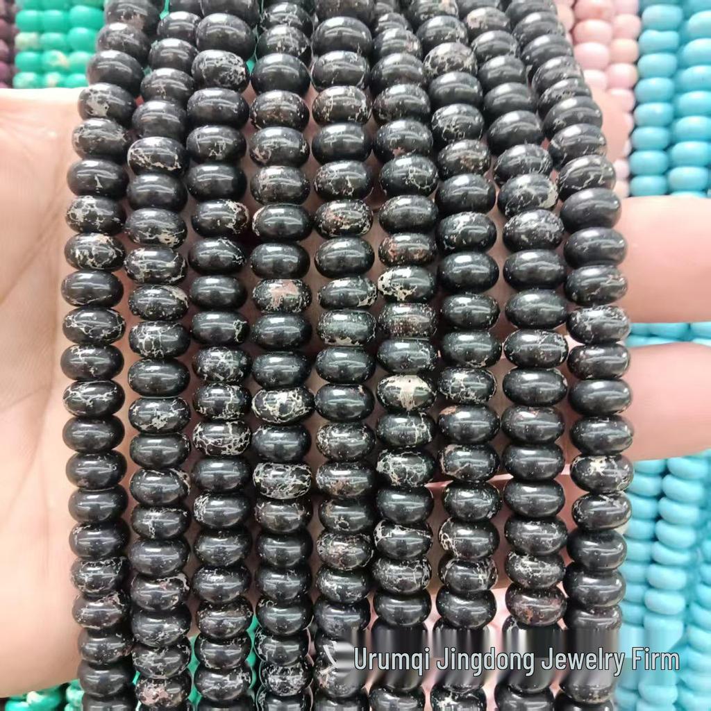 100 Natural Stone 5x8mm Abacus Beads for Jewelry Making – Bracelets & Necklaces
