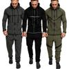 Stylish Men Tracksuit With Hooded Design And Adjustable Waistline For Comfort