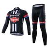 Quick-Dry Long Sleeve Cycling Jersey Set Men Women Road Bike Riding Gear