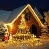 3.5M Christmas Star String Lights 350 LED Waterfall Christmas Tree Lamp With Topper Star Holiday Smart Light Garden Party Decor