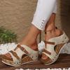 Shoes for Women Summer Fashion Comfortable Slip On Plus Size 36-43 Platform Wedges Non-slip Slippers Sandalias De Mujer 2025